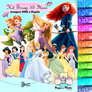 Kit Scrap Digital As Princesas