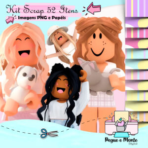 Kit Scrap Digital Roblox Menina