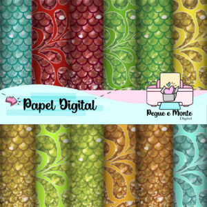 Papel Digital Sereia Color