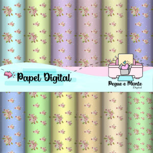 Papel Digital Floral