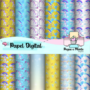 Papel Digital Unicórnio