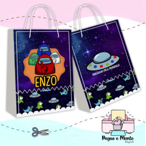 Sacolinha Personalizada Among US
