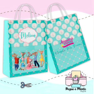 Sacolinha Personalizada Angelina Ballerina