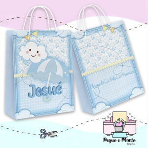 Sacolinha Personalizada Chuva de Benção