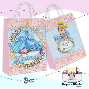 Sacolinha Personalizada Cinderela