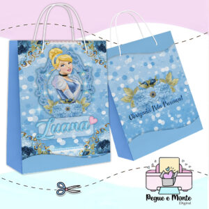Sacolinha Personalizada Cinderela