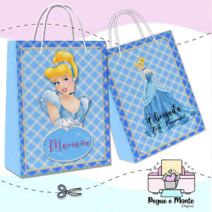 Sacolinha Personalizada Cinderela
