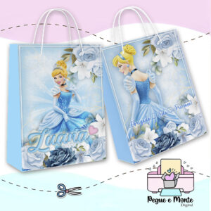 Sacolinha Personalizada Cinderela
