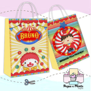 Sacolinha Personalizada Circo