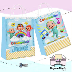 Sacolinha Personalizada Cocomelon