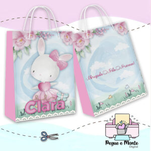 Sacolinha Personalizada Coelhinha