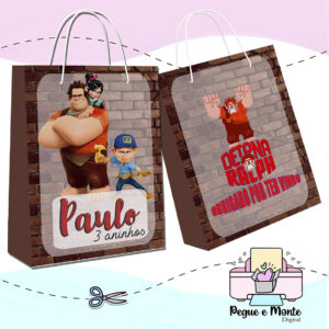Sacolinha Personalizada Detona Ralph