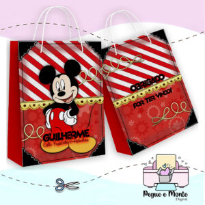 Sacolinha Personalizada Mickey