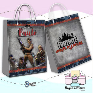 Sacolinha Personalizada Fortnite
