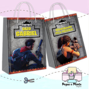 Sacolinha Personalizada Fortnite