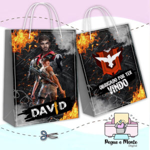 Sacolinha Personalizada Free Fire