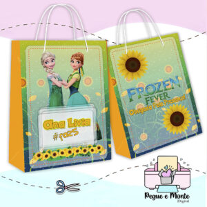 Sacolinha Personalizada Frozen Fever