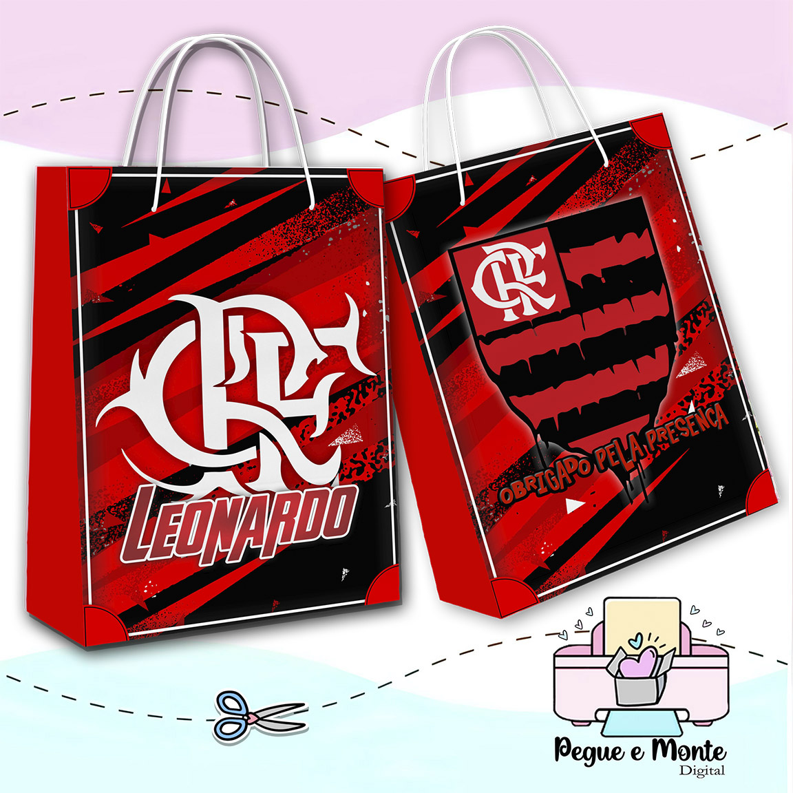 Sacolinha Personalizada Futebol