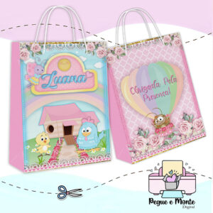 Sacolinha Personalizada Galinha Pintadinha