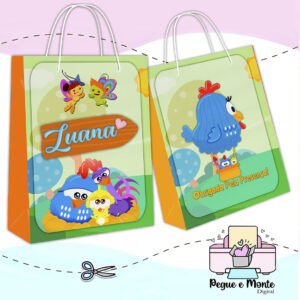 Sacolinha Personalizada Galinha Pintadinha