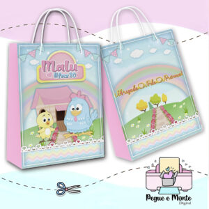 Sacolinha Personalizada Galinha Pintadinha
