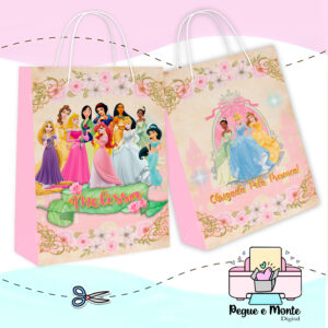 Sacolinha Personalizada As Princesas