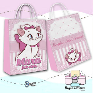 Sacolinha Personalizada Gatinha Marie