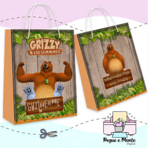 Sacolinha Personalizada Grizzy