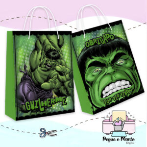 Sacolinha Personalizada Hulk