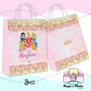 Sacolinha Personalizada As Princesas