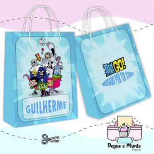 Sacolinha Personalizada Jovens Titans