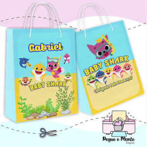 Sacolinha Personalizada Baby Shark