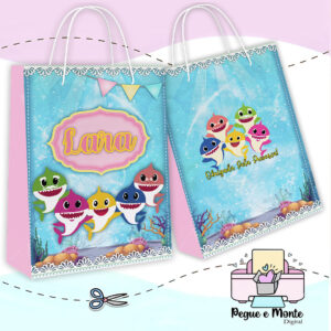Sacolinha Personalizada Baby Shark