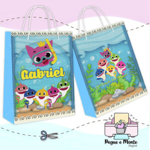 Sacolinha Personalizada Baby Shark