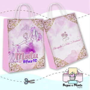 Sacolinha Personalizada Bailarina
