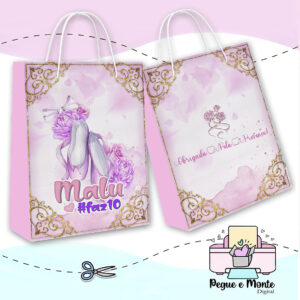 Sacolinha Personalizada Bailarina
