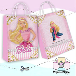 Sacolinha Personalizada Barbie