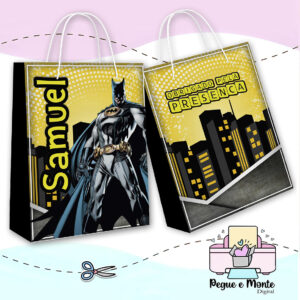 Sacolinha Personalizada Batman