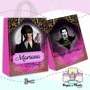 Sacolinha Personalizada Wandinha