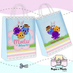 Sacolinha Personalizada Bolofofo Menina