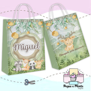 Sacolinha Personalizada Bosque