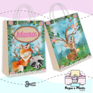 Sacolinha Personalizada Bosque