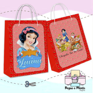 Sacolinha Personalizada Branca de neve