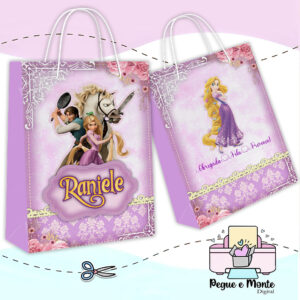 Sacolinha Personalizada Rapunzel
