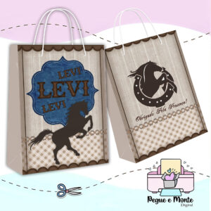 Sacolinha Personalizada Cavalo