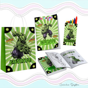 Kit Colorir Hulk