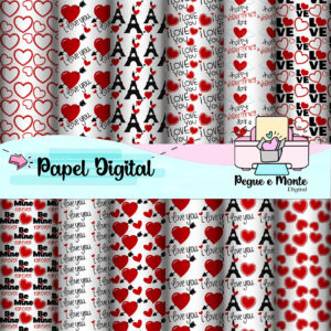 Papel Digital Dia dos Namorados