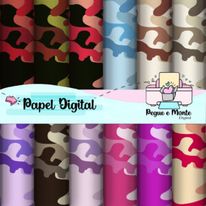 Papel Digital Camuflado