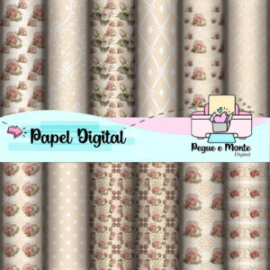 Papel Digital Shabby Chic