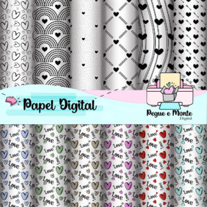Papel Digital Dia dos Namorados